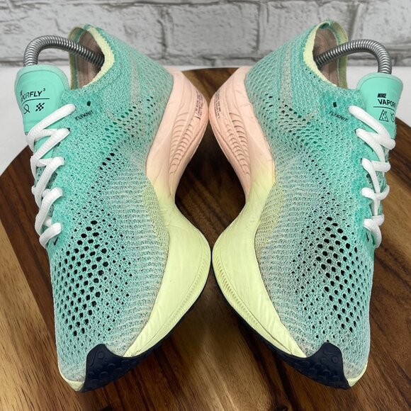 Nike Zoomx Vaporfly Next%3 Womens 8.5 Mint Foam Sunset Tint Running Shoes - Picture 9 of 16